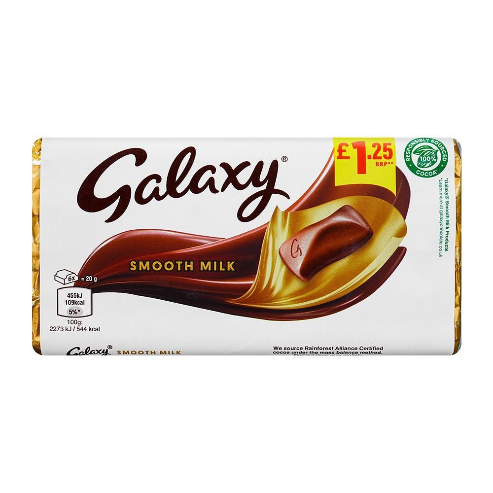 Galaxy Smooth Milk Chocolate Bar 100g