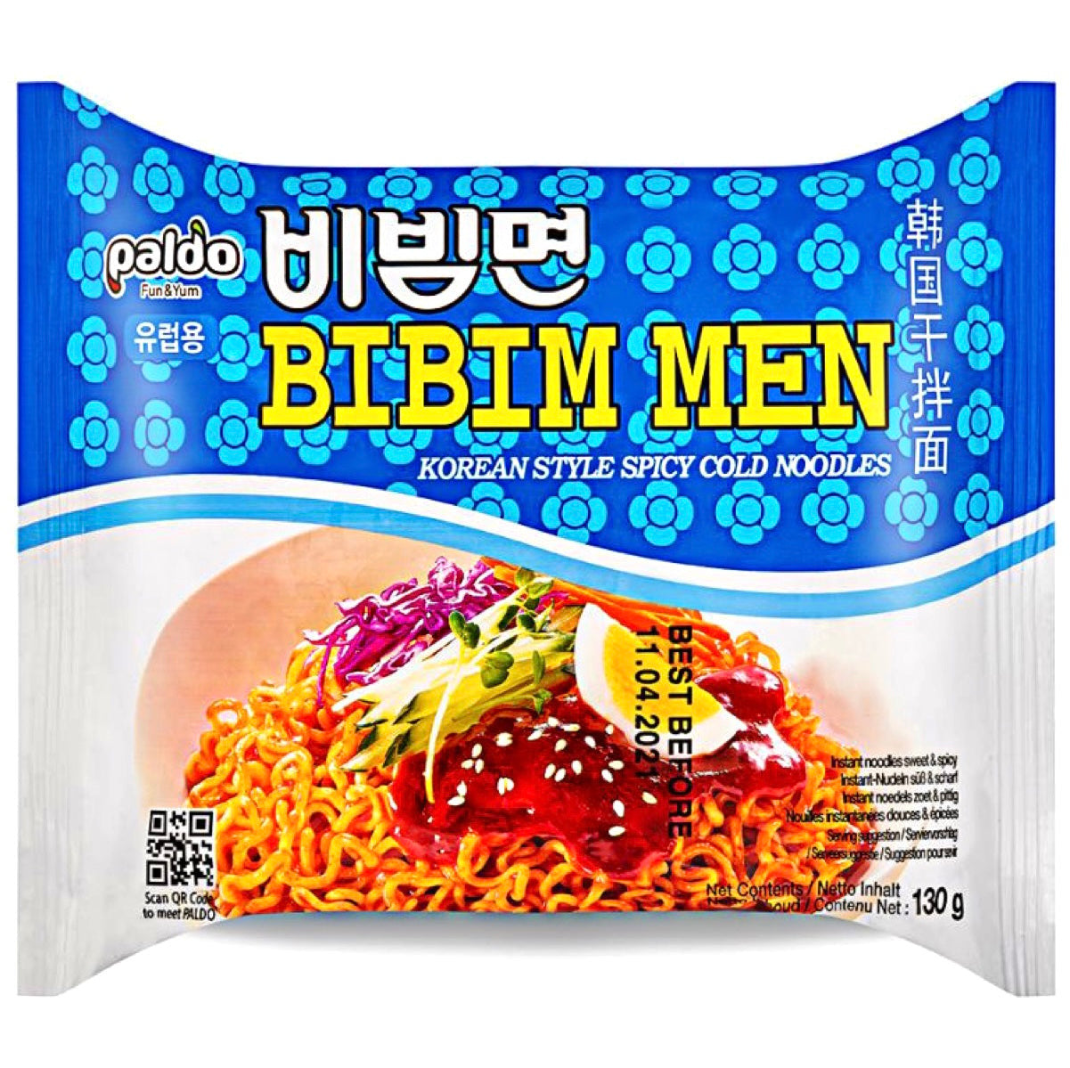 Paldo Bibim Men Instant Noodles (Spicy Cold Noodles) 130g