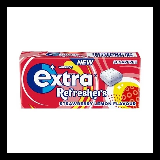 Wrigley's Extra Refreshers Strawberry Lemon Sugar Free Chewing Gum 15.6g