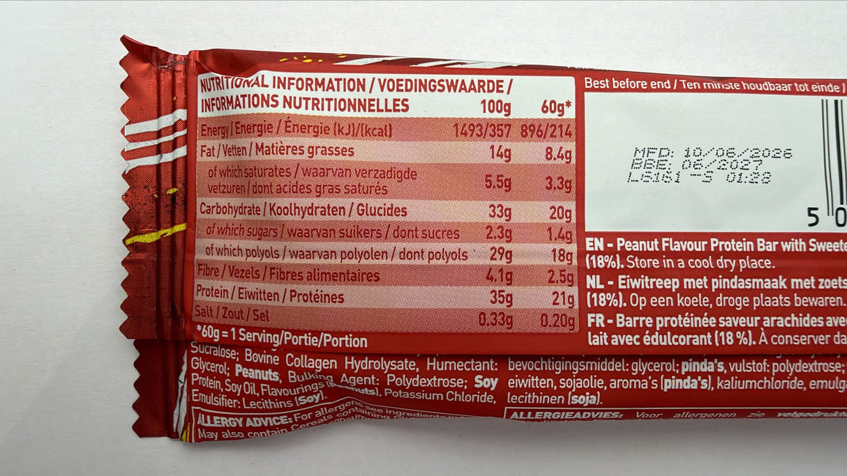 Grenade Carb Killa Peanut Nutter High Protein Bar 60g