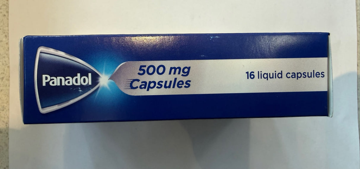 Panadol 500mg Capsules Paracetamol 16 Liquid Capsules