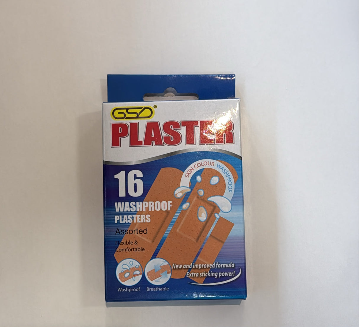 GSD Plaster 16 Washproof Plasters Assorted | Asian Grocery UK