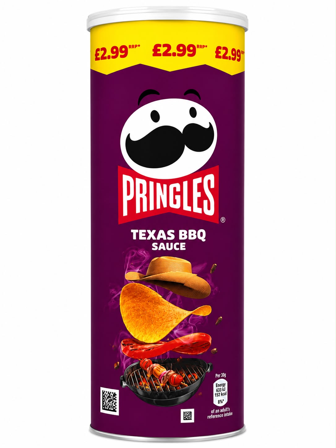 Pringles Texas BBQ Sauce Flavour Crisps 165g | Asian Grocery UK