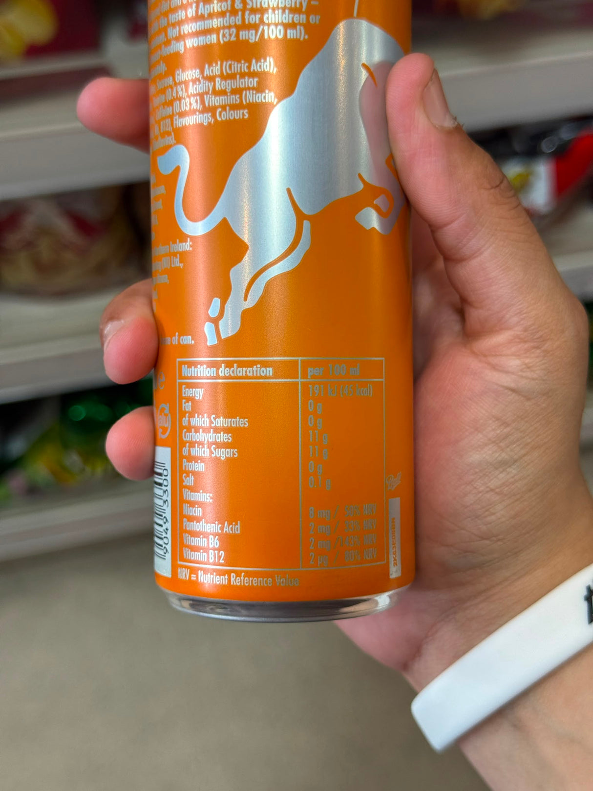 Red Bull The Apricot Edition Apricot-Strawberry Energy Drink 250ml | Asian Grocery UK