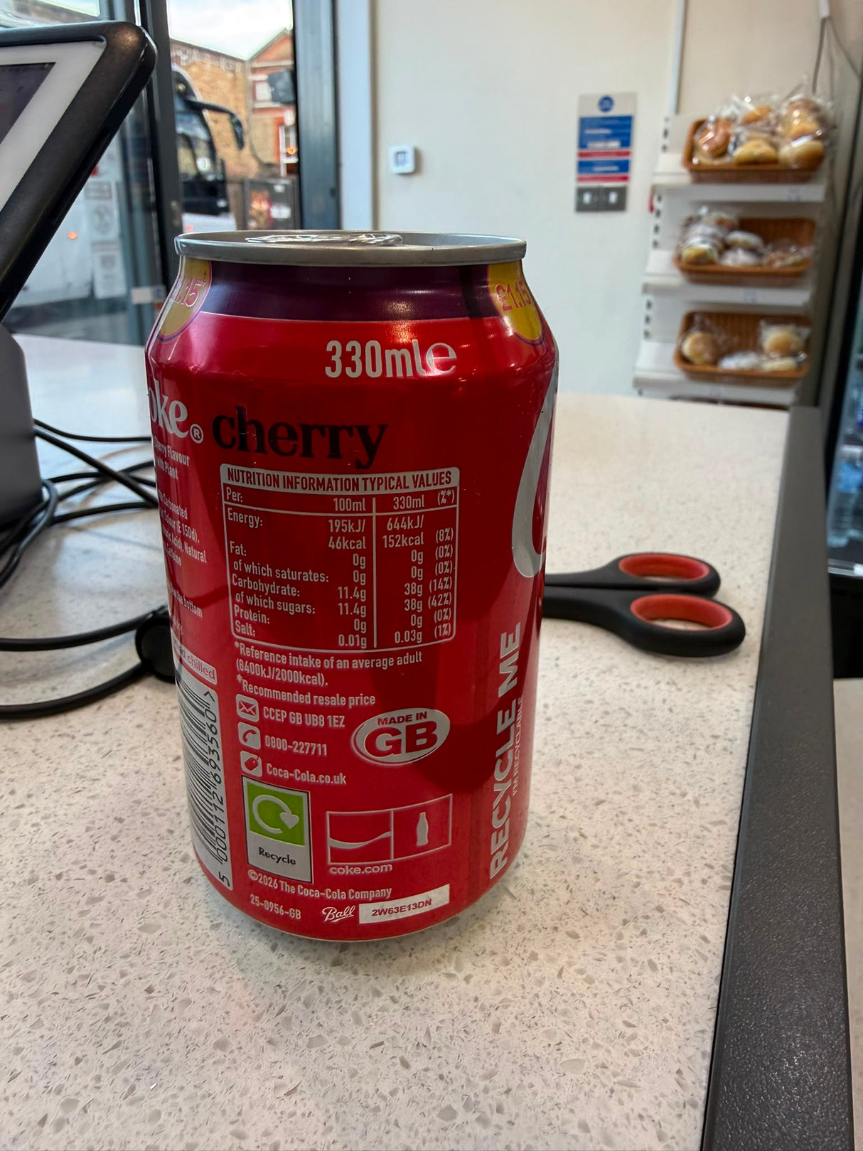 Coca-Cola Cherry 330ml Can | Asian Grocery UK