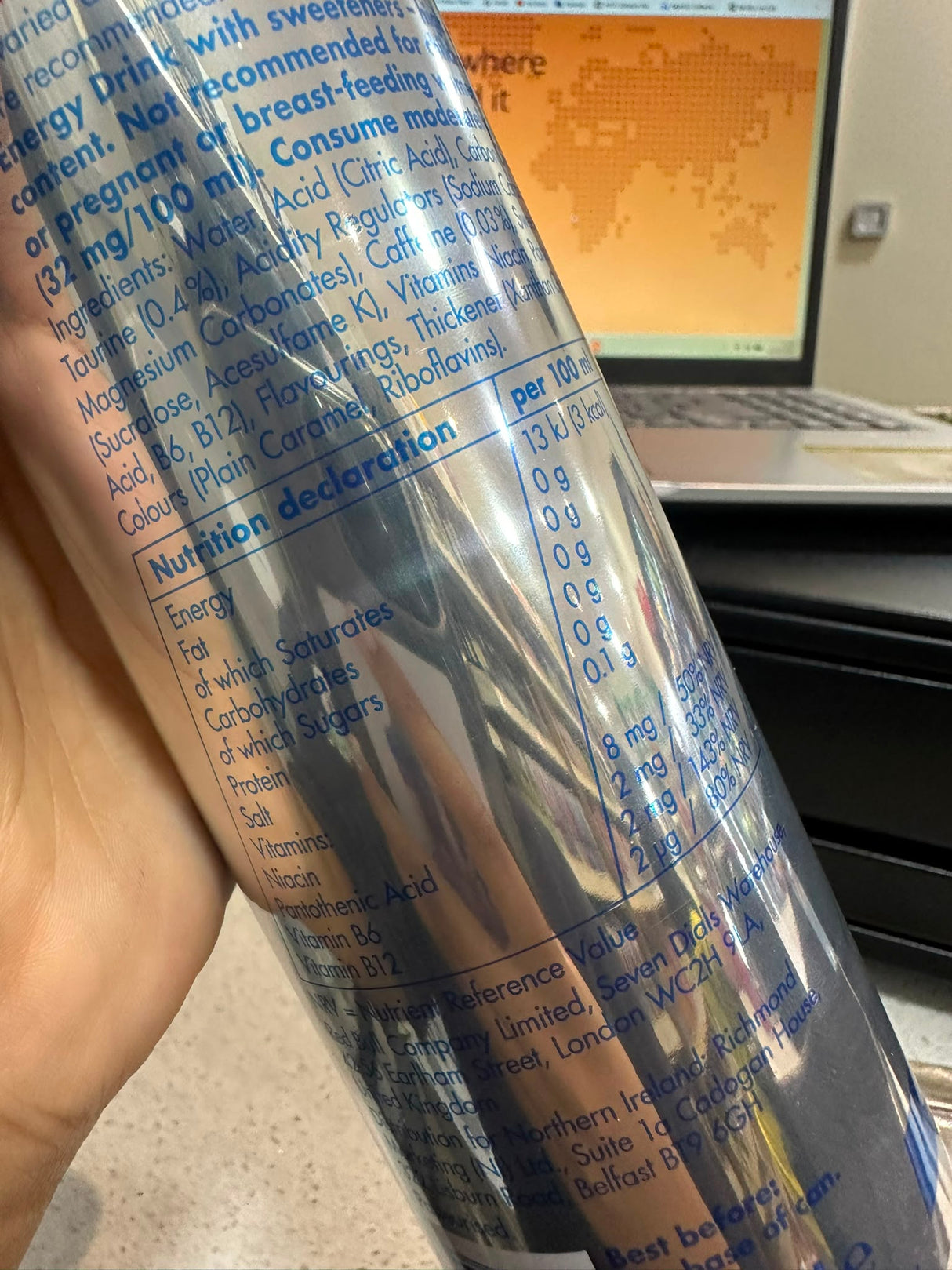 Red Bull Sugar Free Energy Drink 473ml | Asian Grocery UK