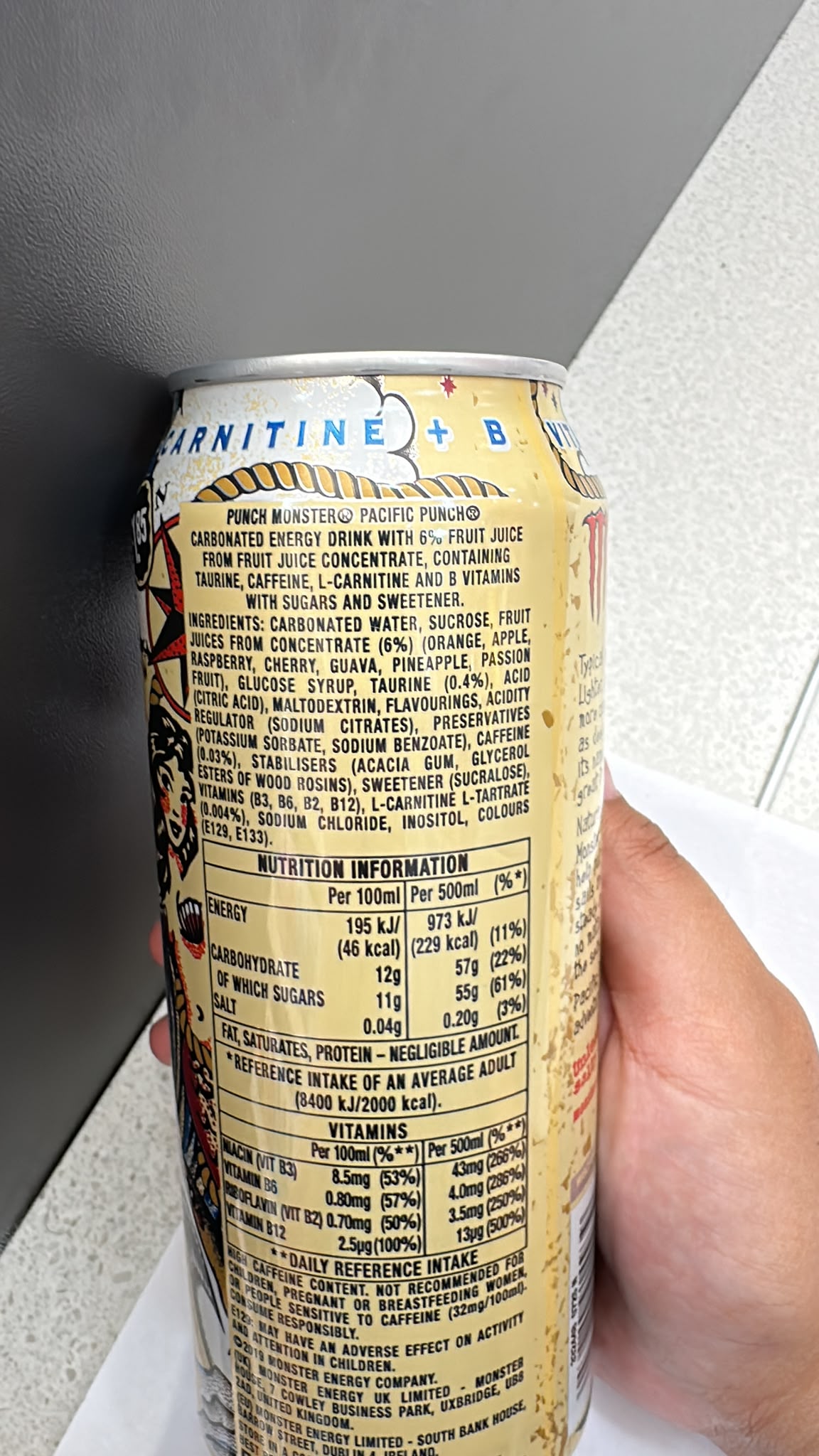 Monster Punch Pacific Punch Energy Drink 500ml | Asian Grocery UK