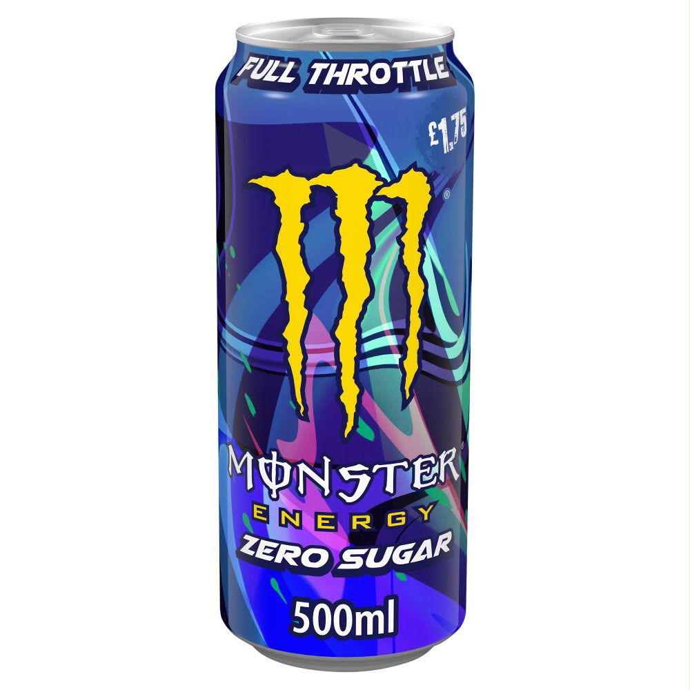 Monster Energy Full Throttle Zero Sugar 500ml Can | Asian Grocery UK