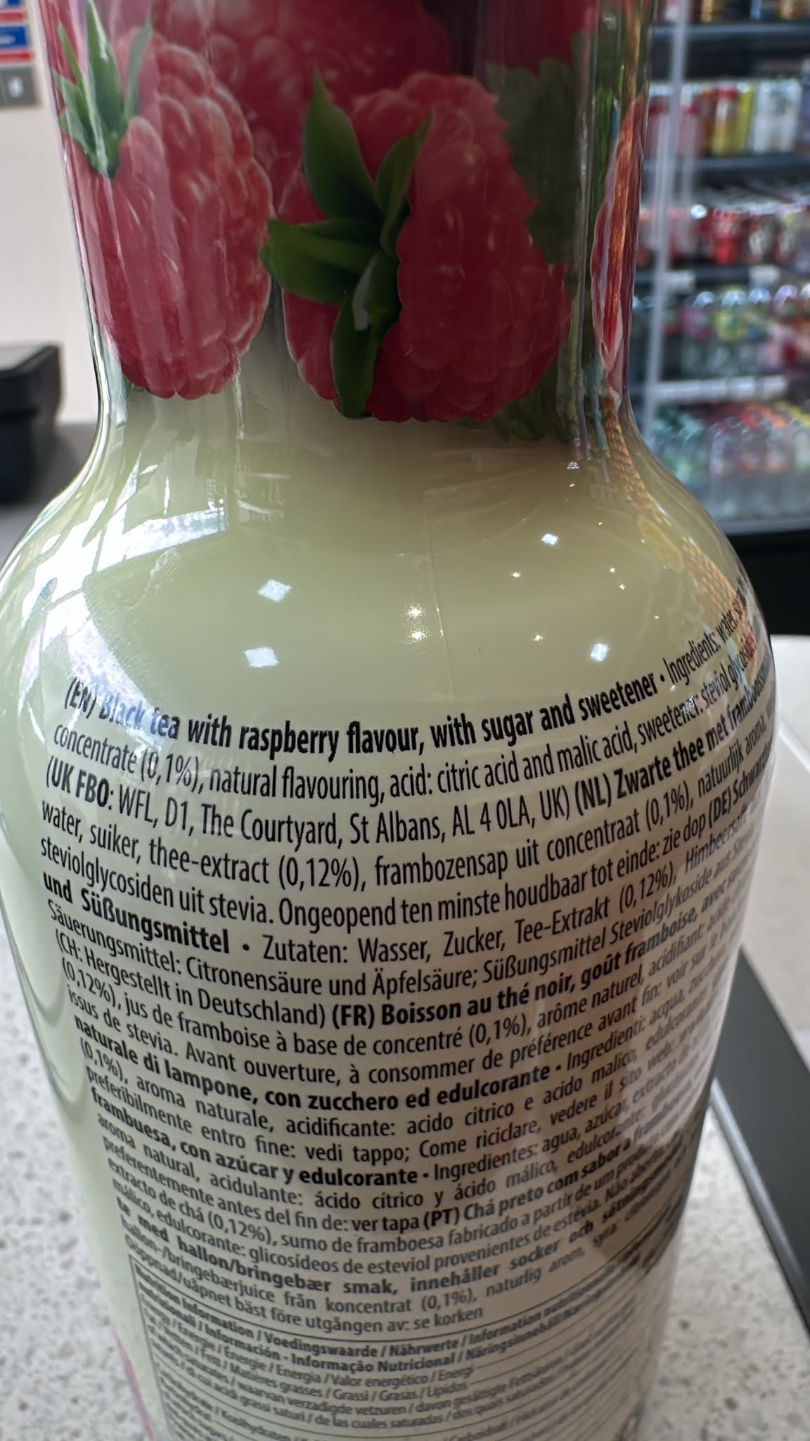 AriZona Iced Tea Raspberry Flavour 500ml | Asian Grocery UK