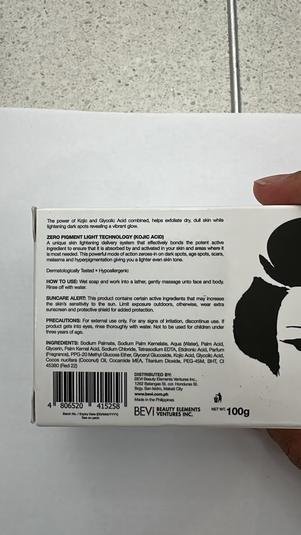 Kojie San Zero Pigment Light Glycolic Acid Soap 100g