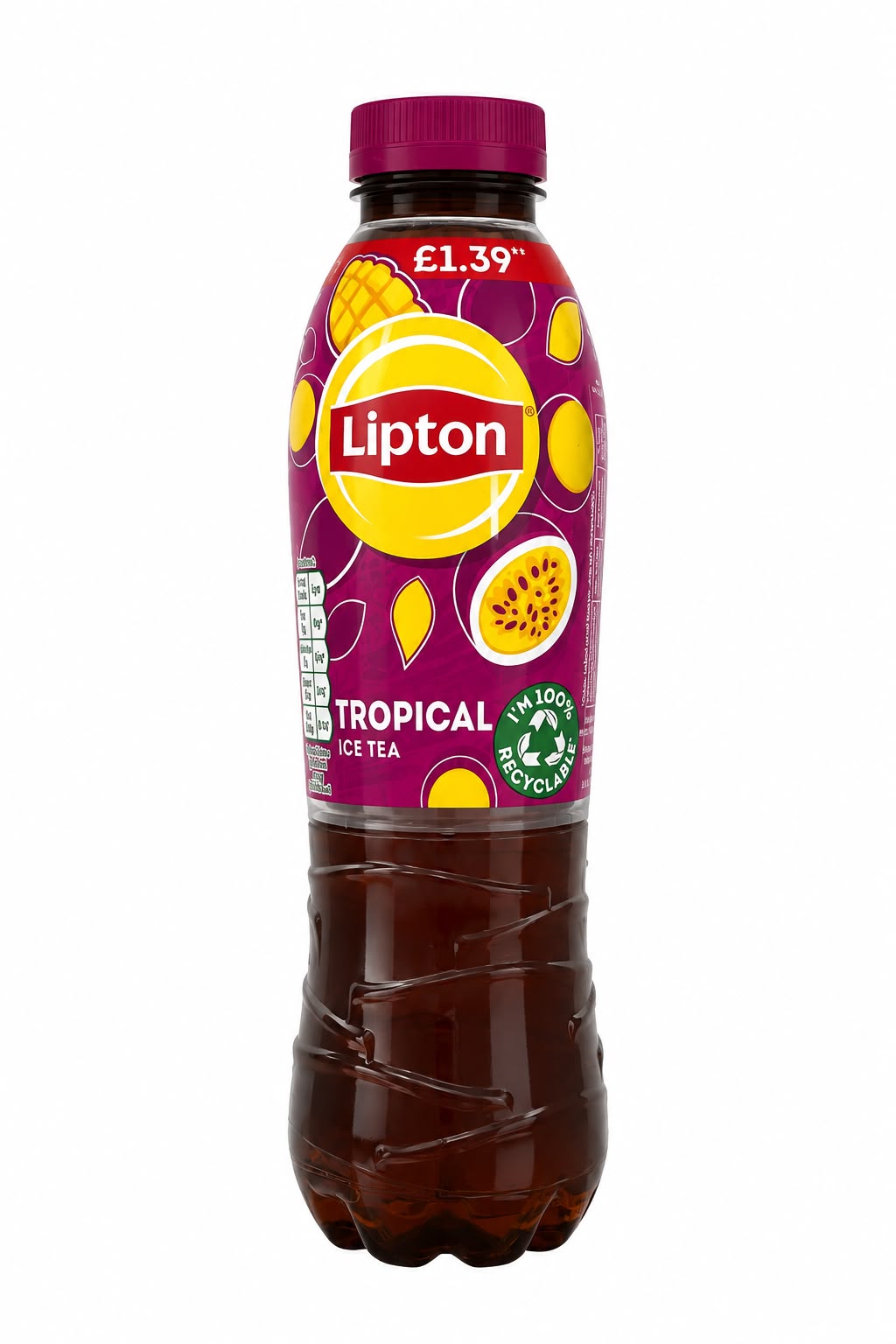 Lipton Tropical Ice Tea 500ml | Passion Fruit and Mango | Asian Grocery UK