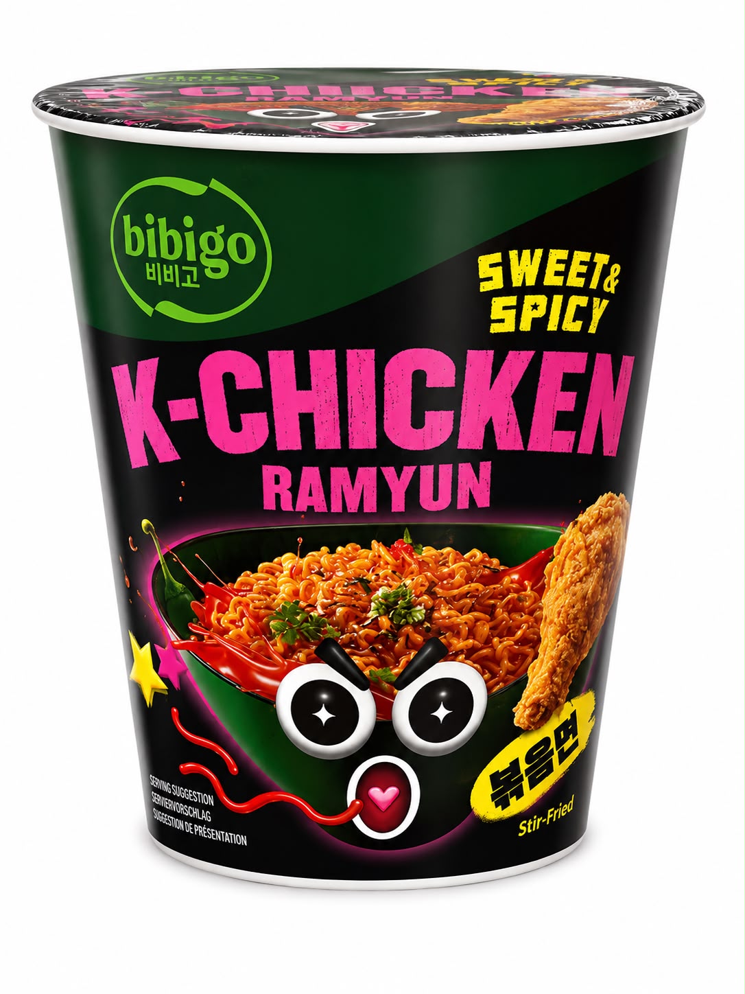 Bibigo Sweet & Spicy K-Chicken Ramyun Cup 97.5g