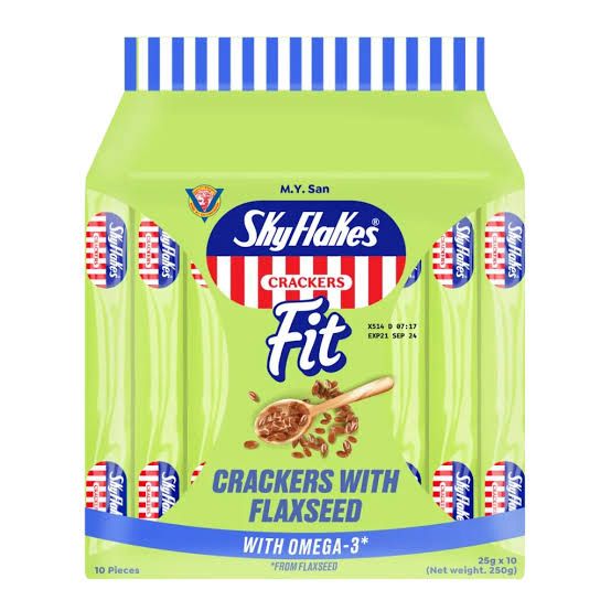 M.Y. San SkyFlakes Fit Crackers with Flaxseed 250g
