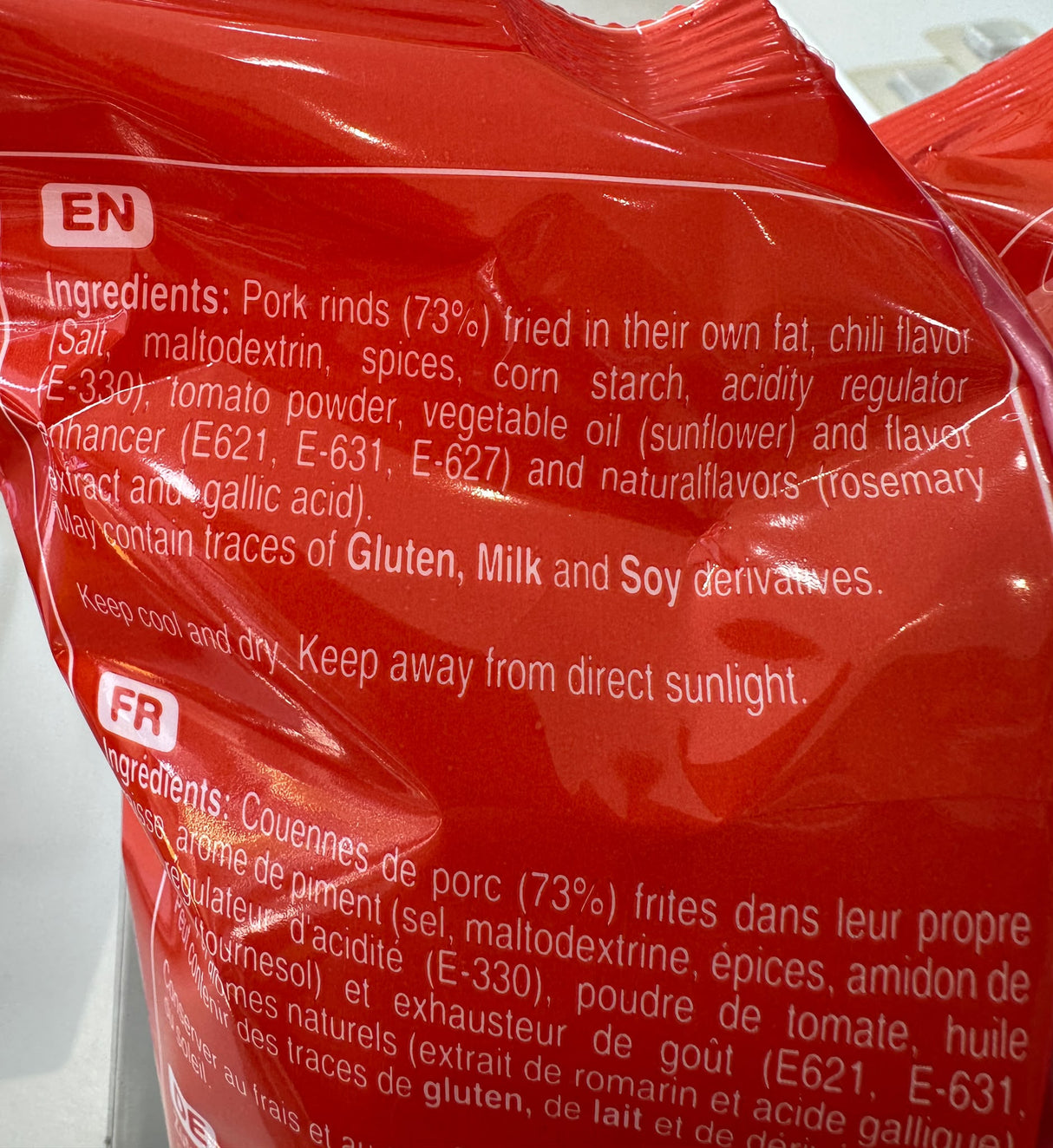 Pinoy's Choice Chicharon Hot & Spicy Flavoured Pork Crunch