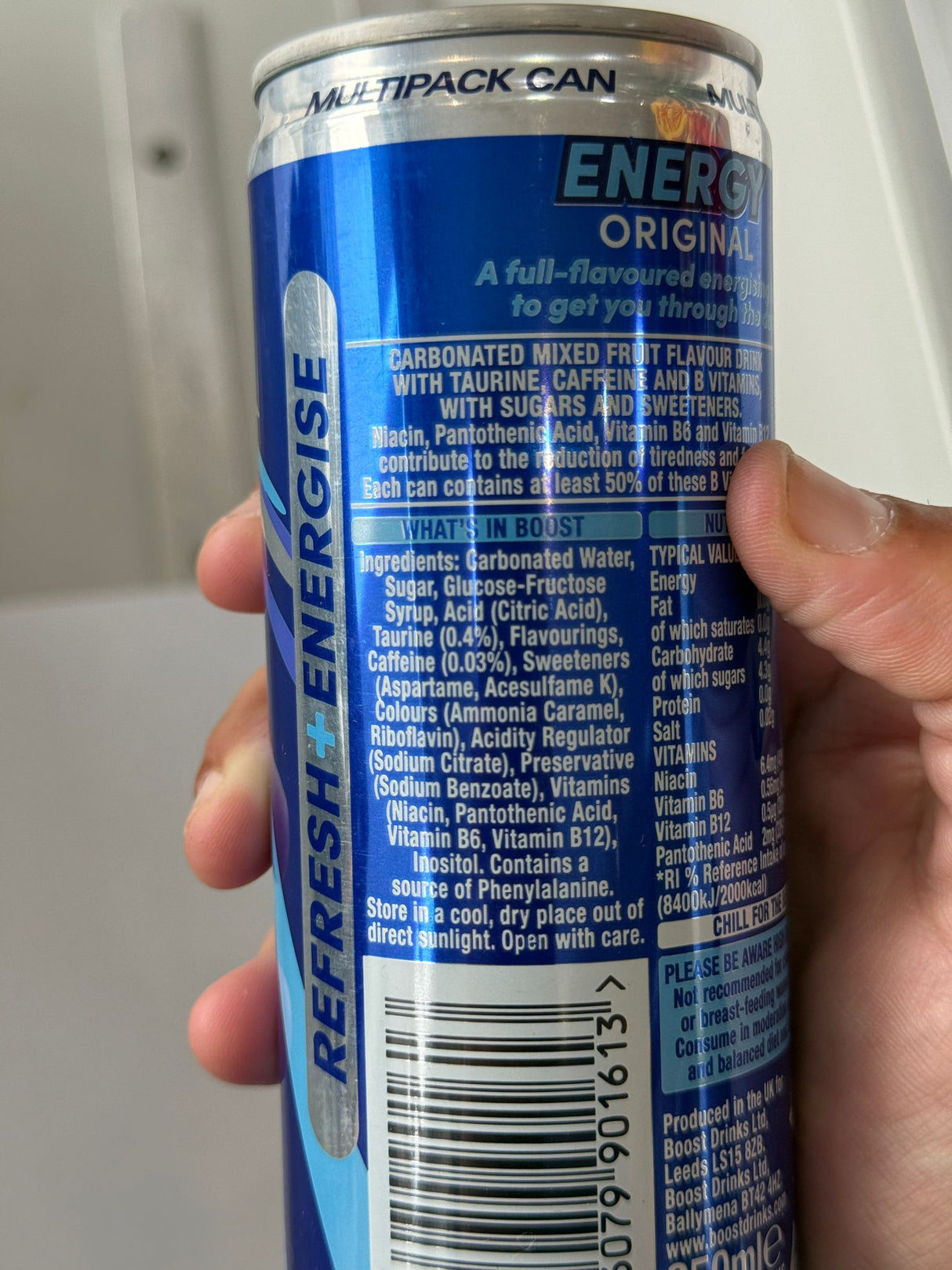 Boost Energy Original 250ml Can