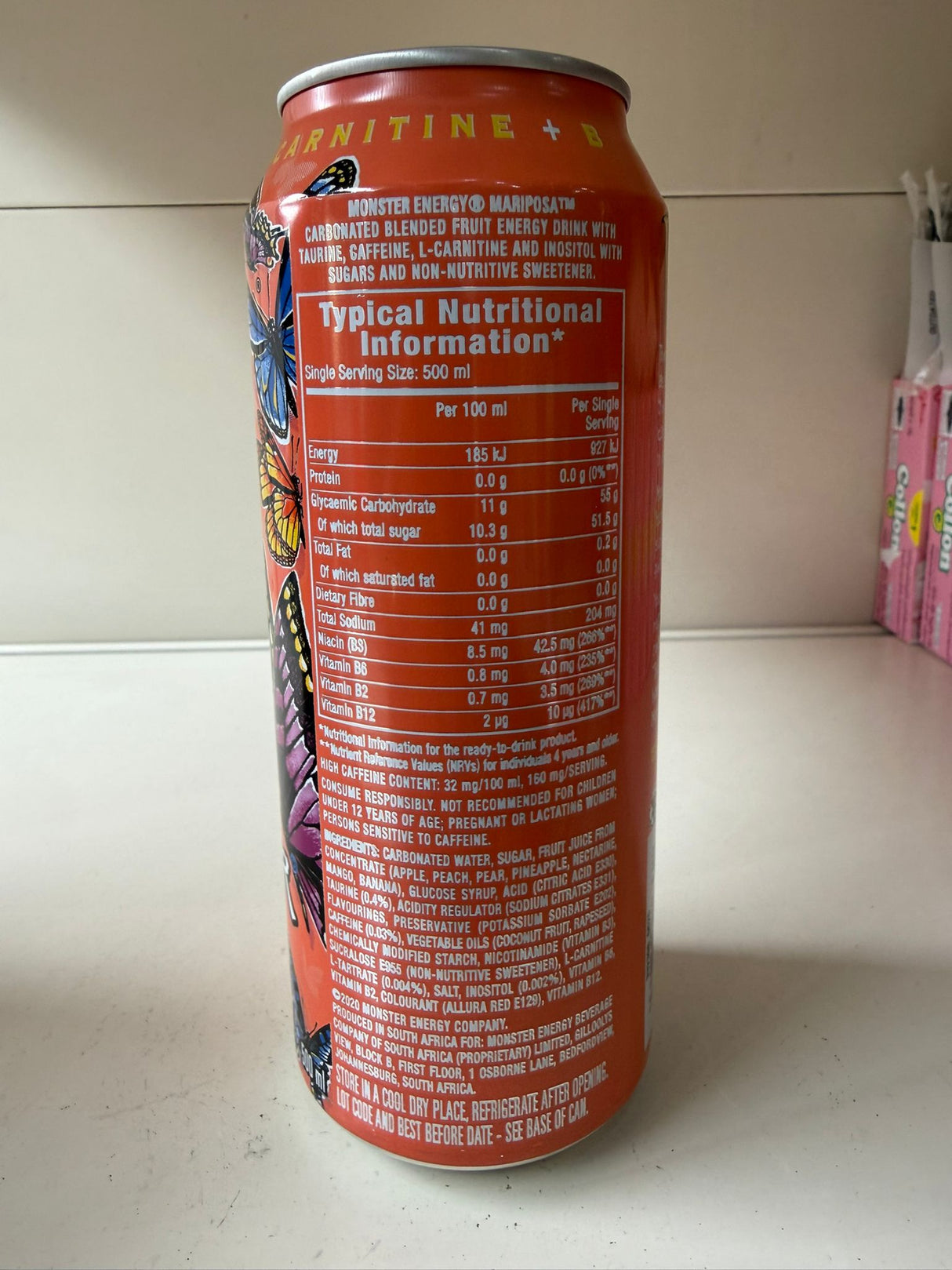 Monster Energy Mariposa 500ml