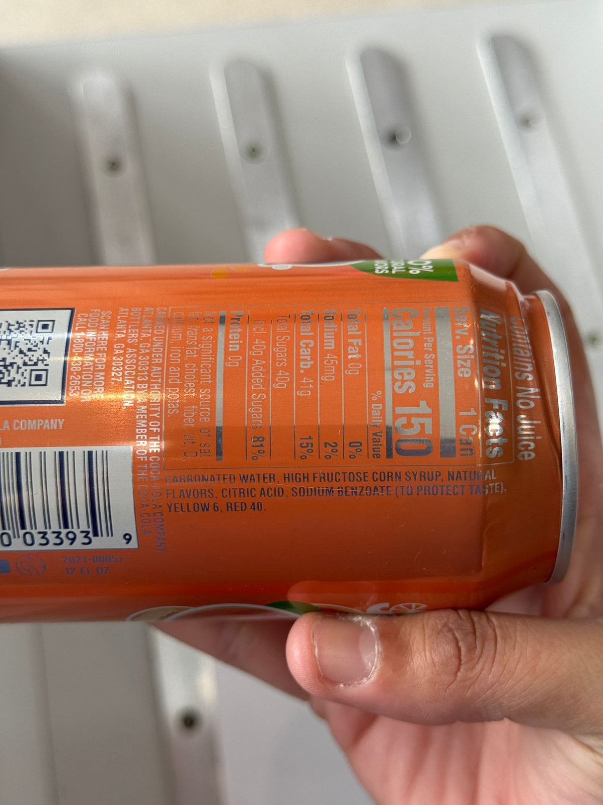 Fanta Peach Flavour Soda Can 355ml