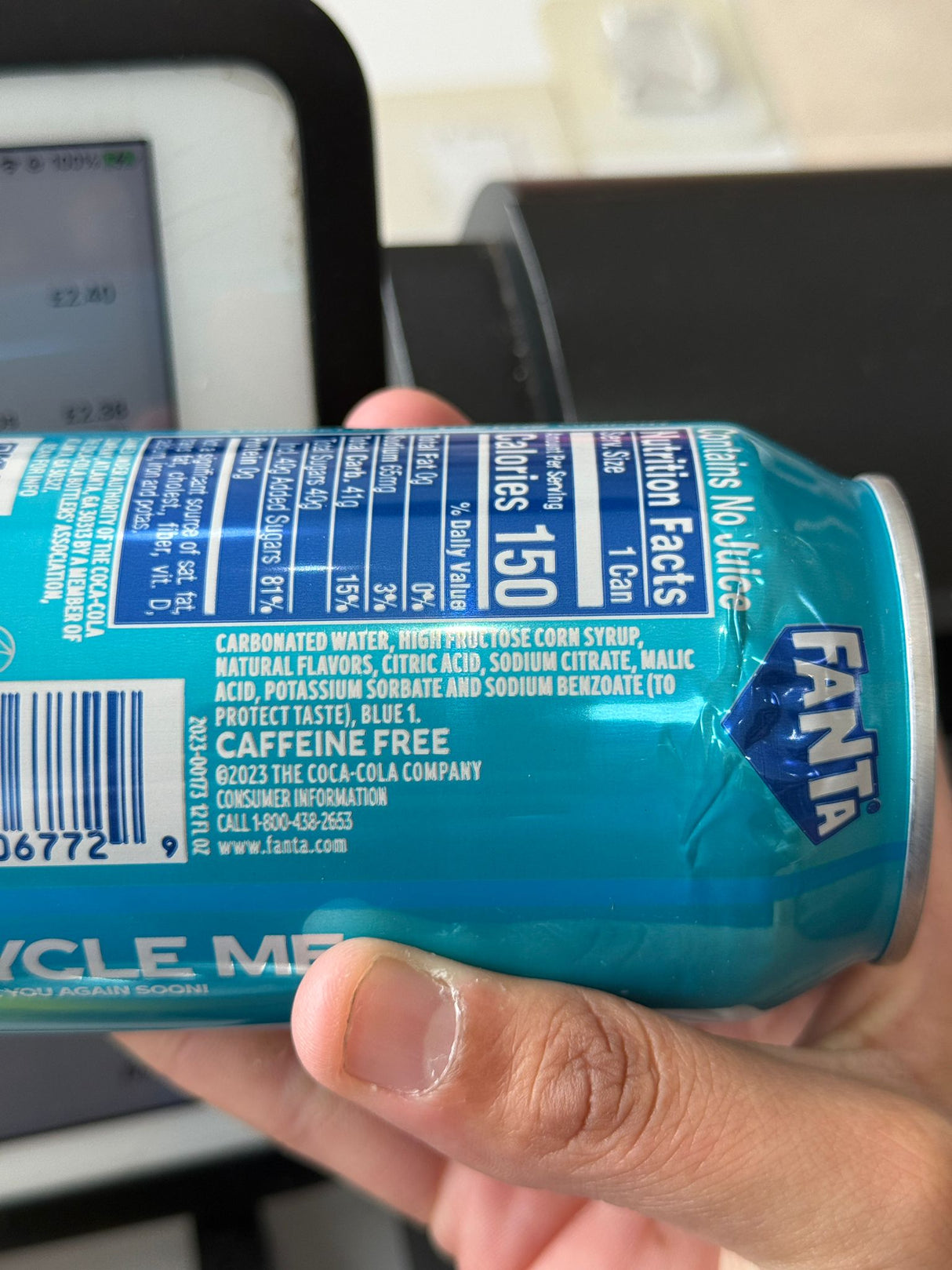 Fanta Berry Flavoured Soda Can 355ml