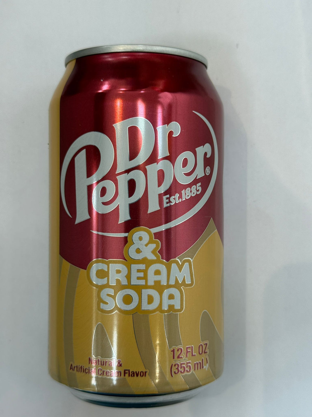 Dr Pepper & Cream Soda 355ml Can