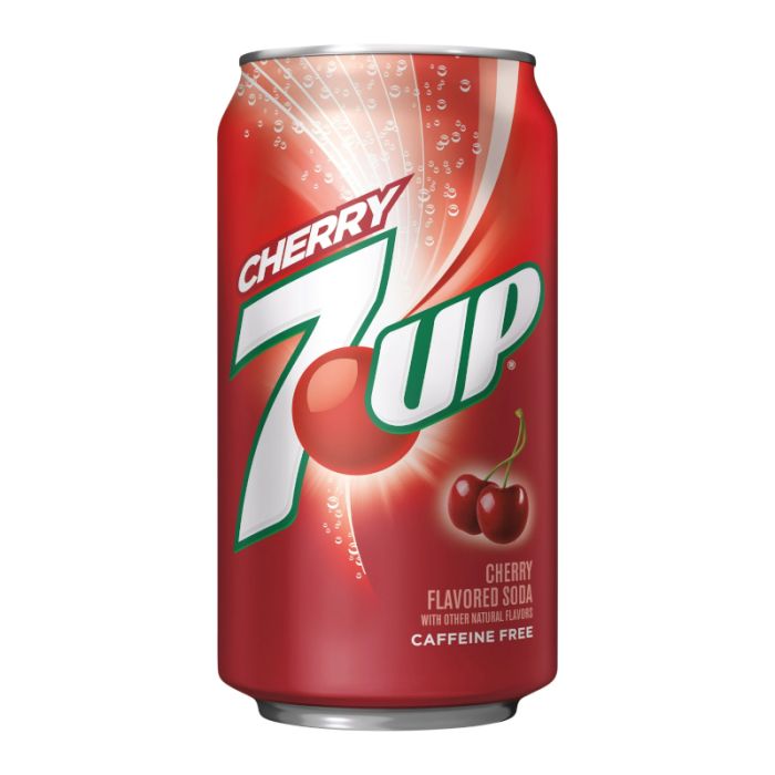7UP Cherry Flavoured Soda 355ml Can