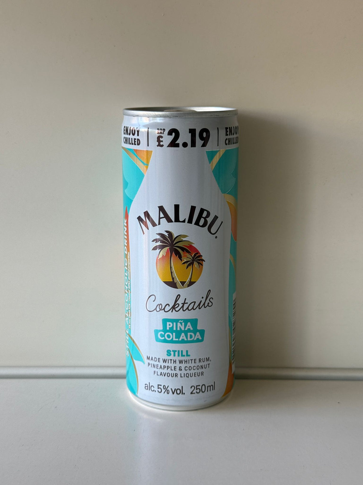 Malibu Cocktails Piña Colada Can 250ml
