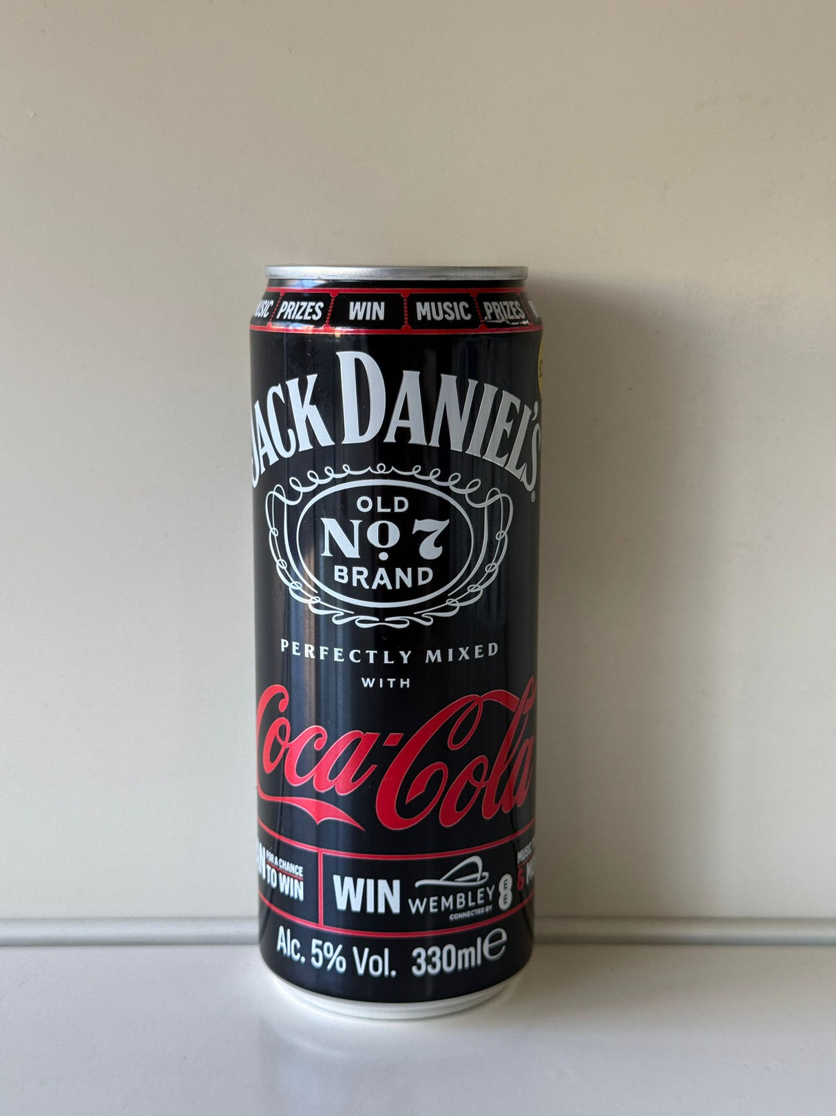 Jack Daniel's Tennessee Whiskey & Coca-Cola 330ml Can
