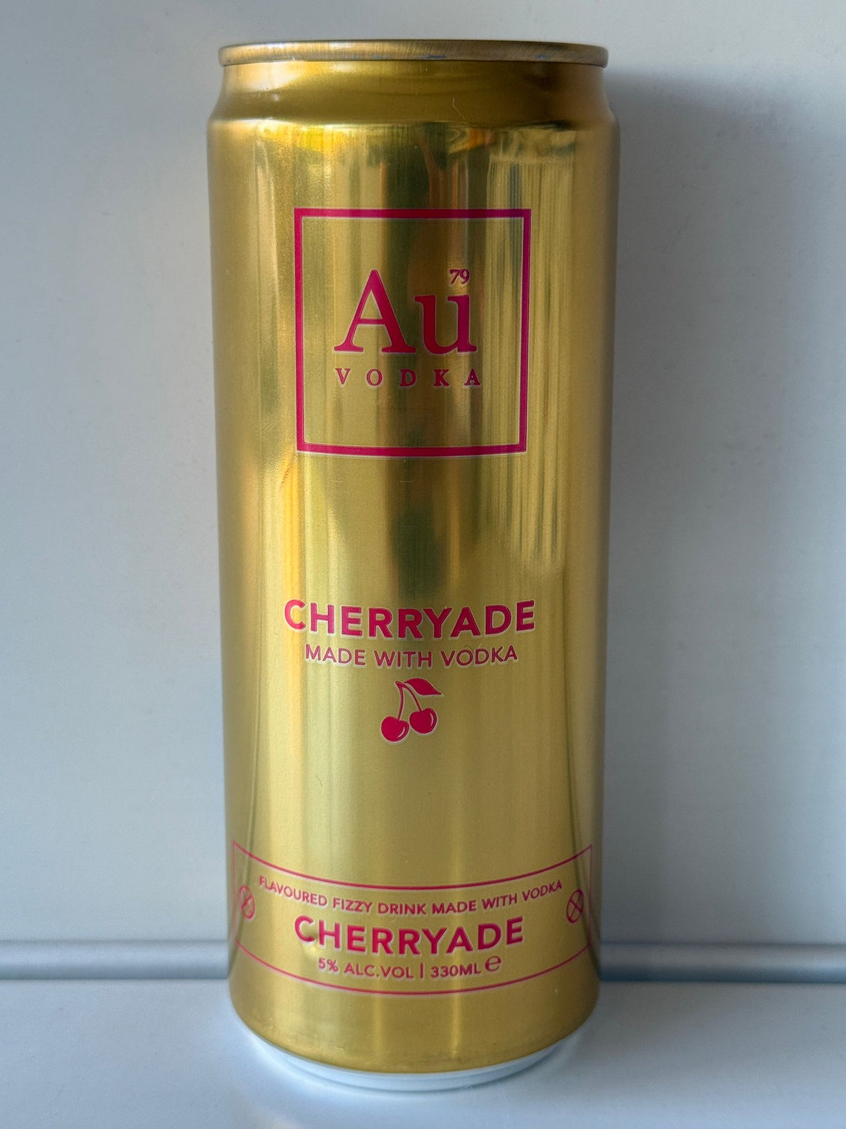 Au Vodka Cherryade Made With Vodka 330ml Can