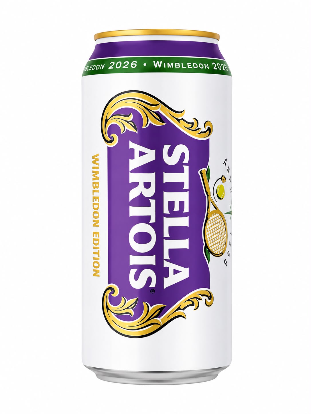 Stella Artois Premium Lager Beer Wimbledon Edition 440ml Can