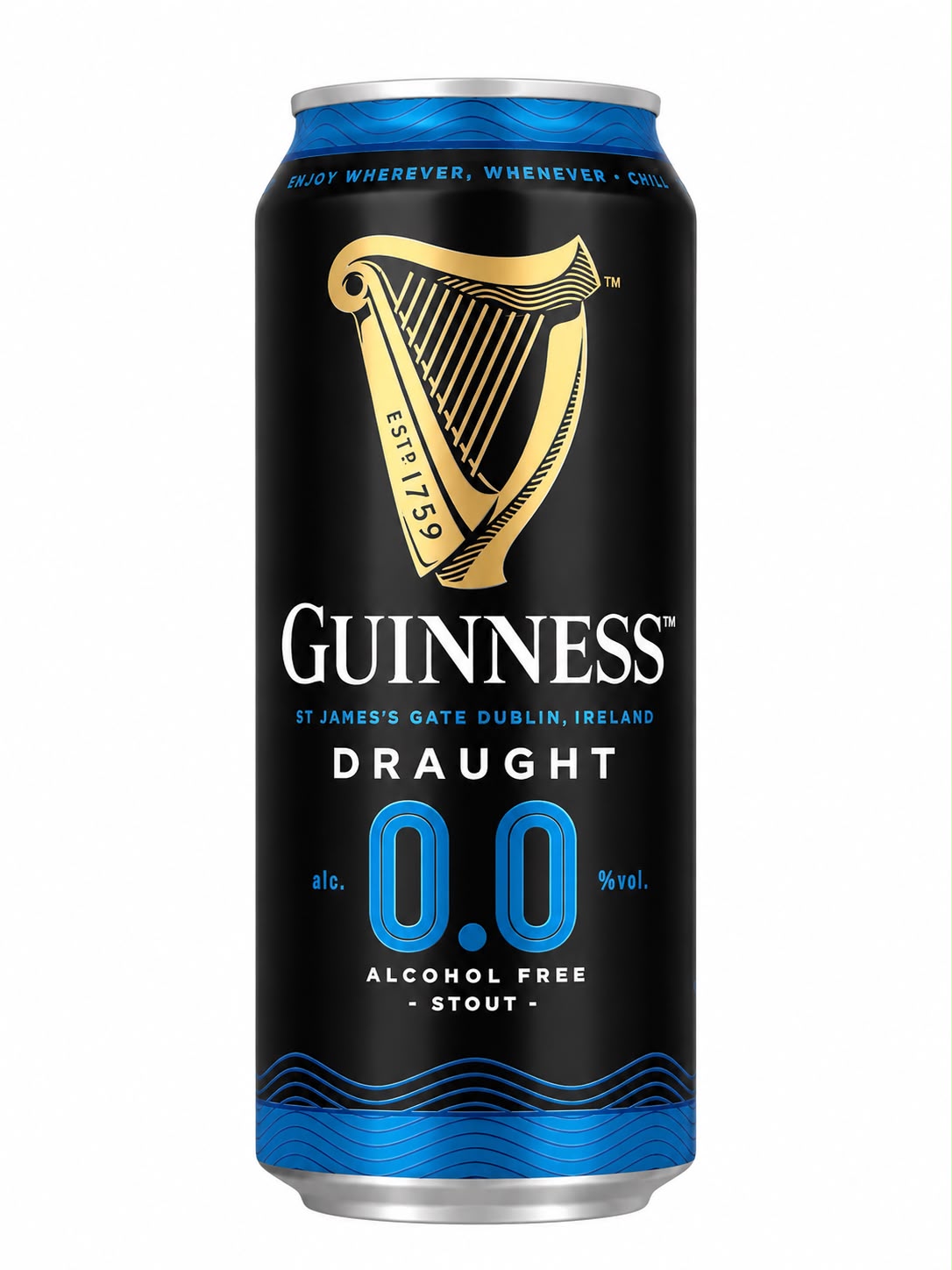 Guinness Draught 0.0 Alcohol Free Stout 440ml