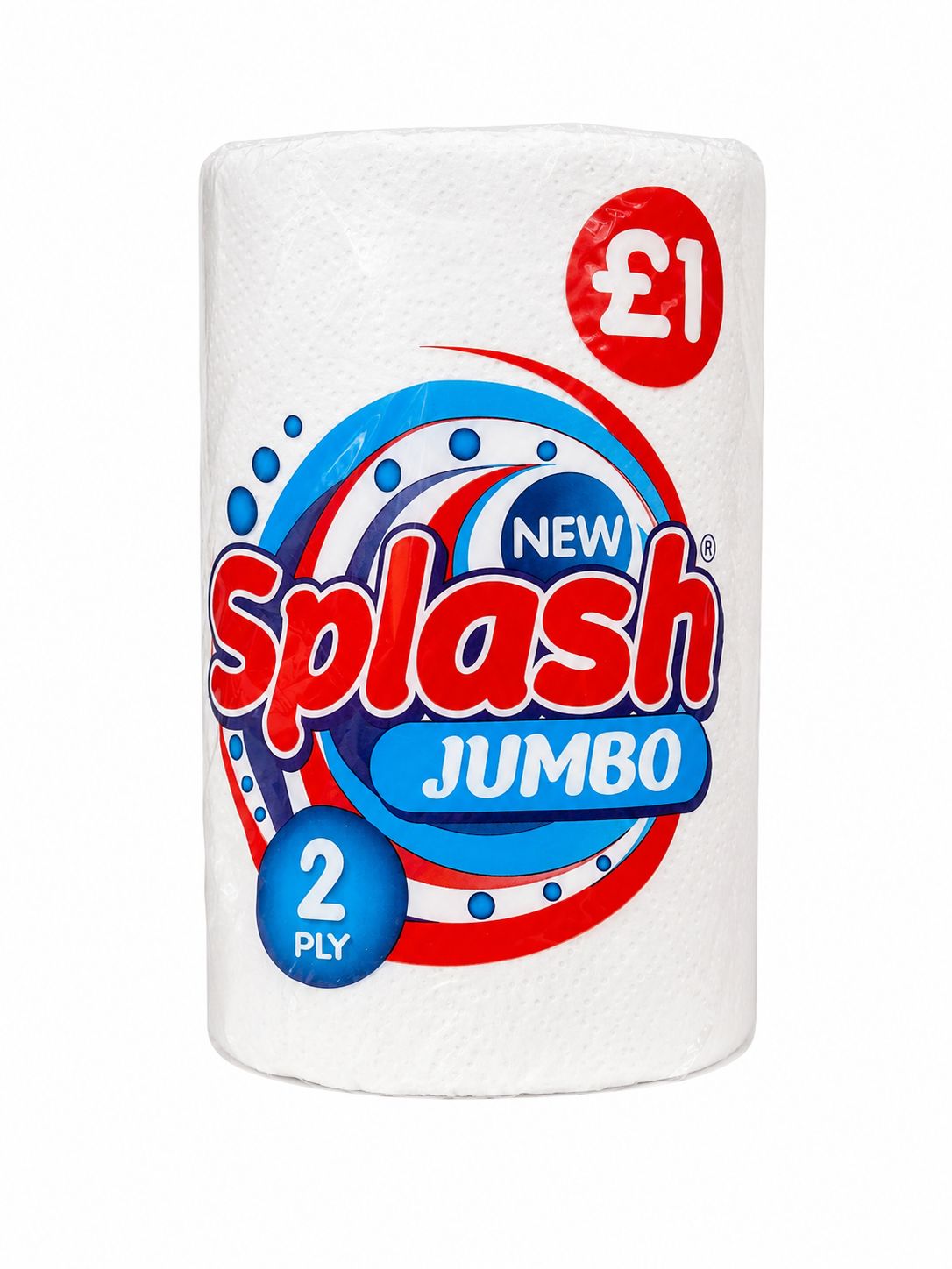 Splash Jumbo Kitchen Roll 2 Ply 1 Roll