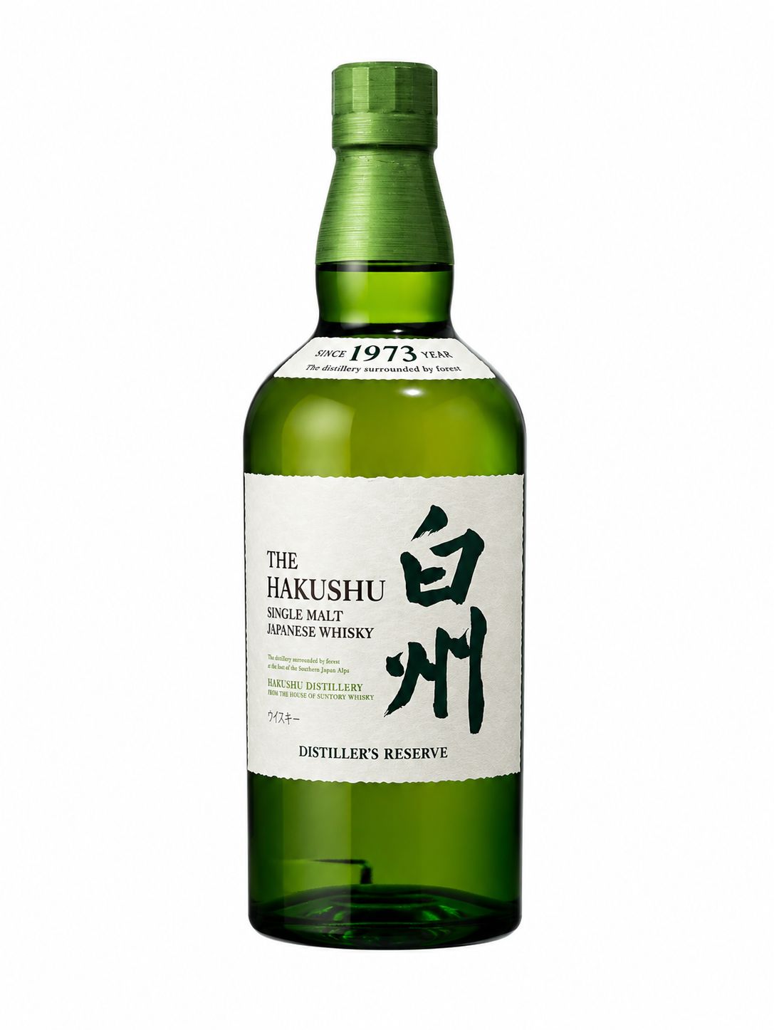 Suntory Hakushu Distiller's Reserve Japanese Whisky back label 70cl | Asian Grocery UK