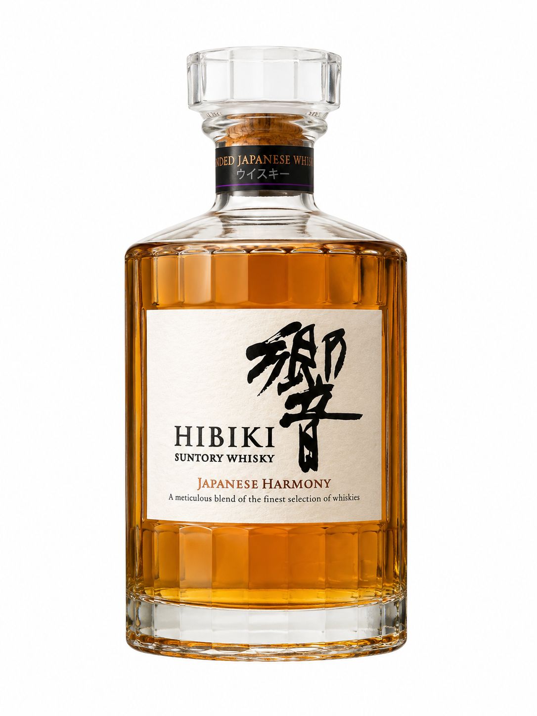 Hibiki Japanese Harmony Blended Whisky 70cl front bottle | Asian Grocery UK