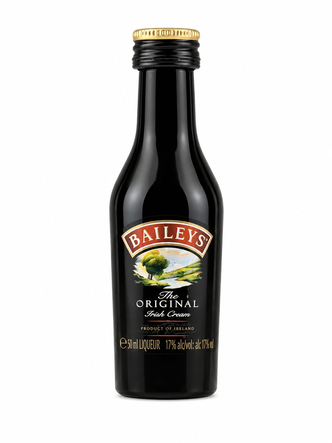 Baileys Original Irish Cream 50ml miniature bottle back label barcode | Asian Grocery UK