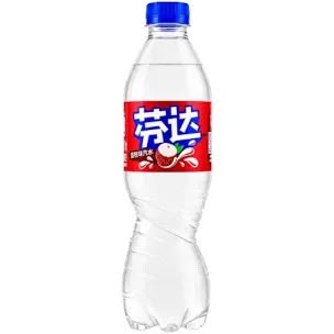 Fanta China lychee sparkling drink bottle front | Asian Grocery UK