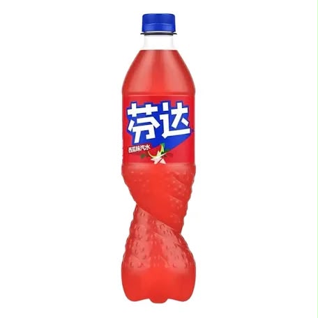 Fanta China Watermelon Soda bottle front | Asian Grocery UK