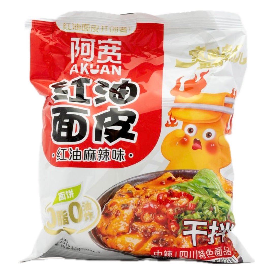 AK BaiJia A - Kuan Broad Noodle Spicy Flavour 120g - Asian Online Superstore UK