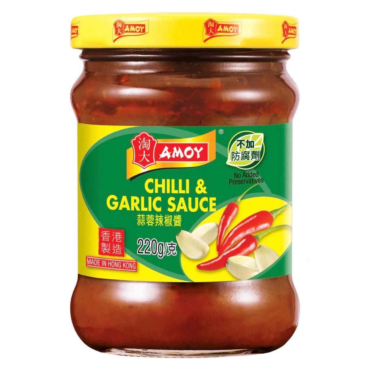 Amoy Chilli & Garlic Sauce 220g - Asian Online Superstore UK
