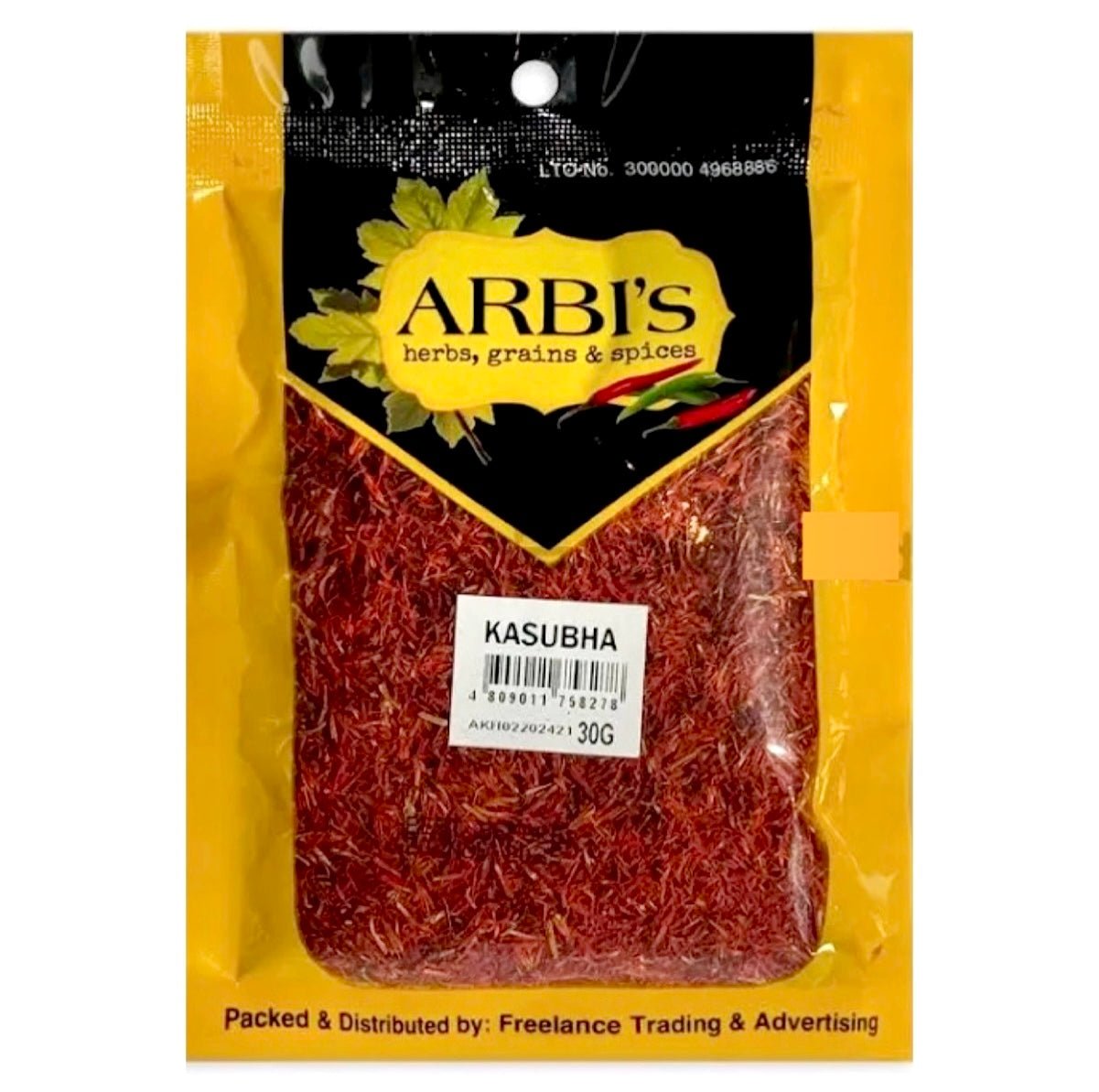 BUY 1 GET 1: Arbi’s Kasubha (Safflowers) 30g (BBD: 20 - 11 - 25) - Asian Online Superstore UK