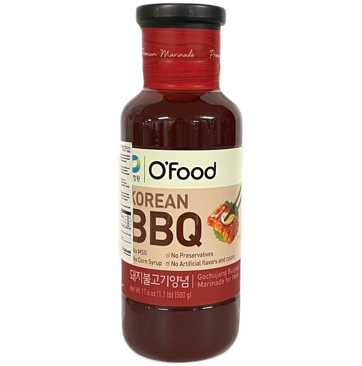 Chung Jung One O’Food Gochujang Bulgogi Marinade for Pork (BBQ Sauce) 500g - Asian Online Superstore UK