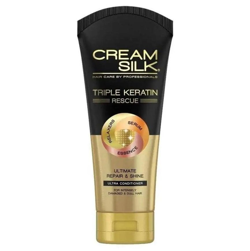 CreamSilk Tripple Keratin Rescue Conditioner (Gold) 170ml - Asian Online Superstore UK