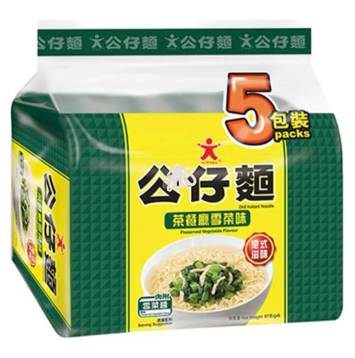 Doll Preserved Vegetable Flavour Instant Noodle Multi (5x97g) 485g - Asian Online Superstore UK