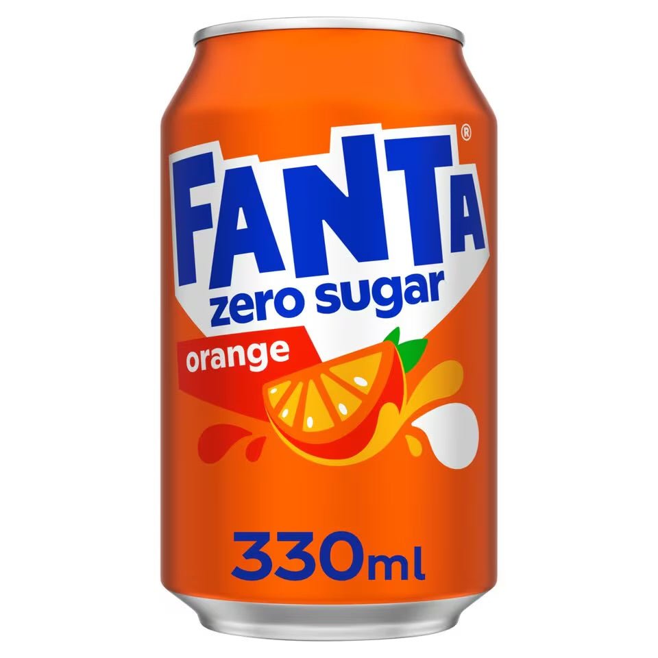 Fanta Orange Zero Sugar 330ml - Asian Online Superstore UK
