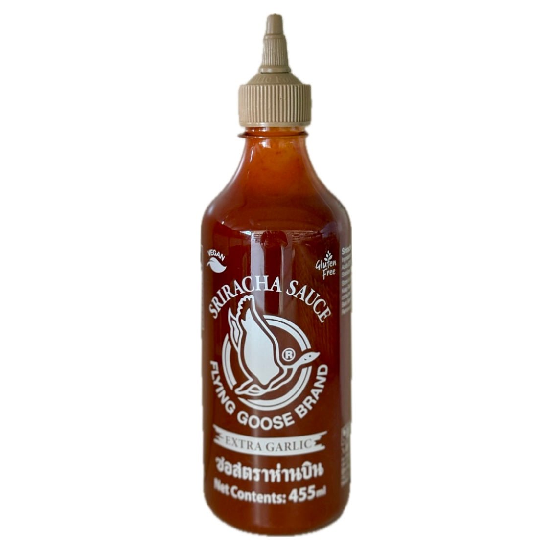 Flying Goose Sriracha Extra Garlic Chilli Sauce 455ml - Asian Online Superstore UK