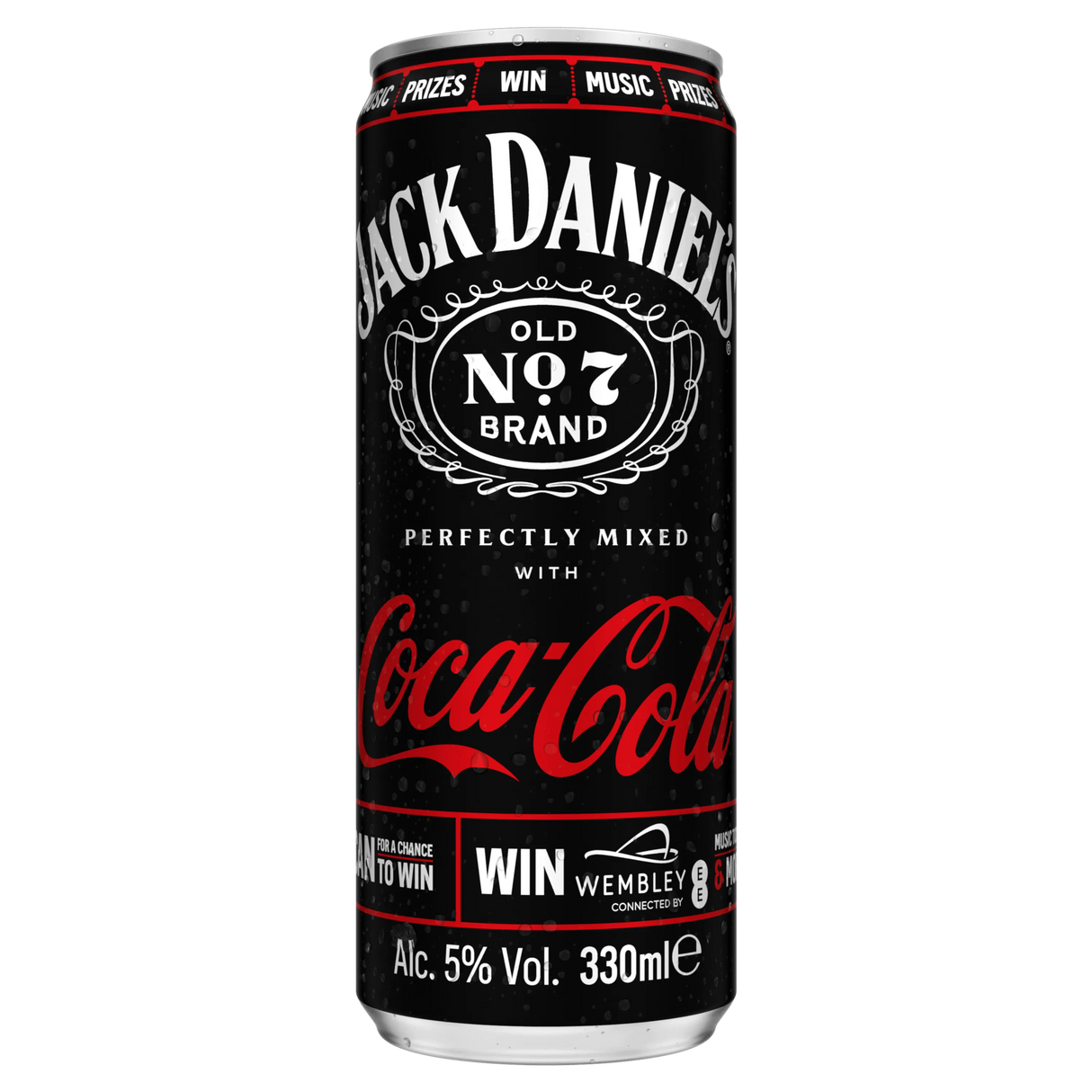 Jack Daniel's Tennessee Whiskey & Coca-Cola 330ml Can