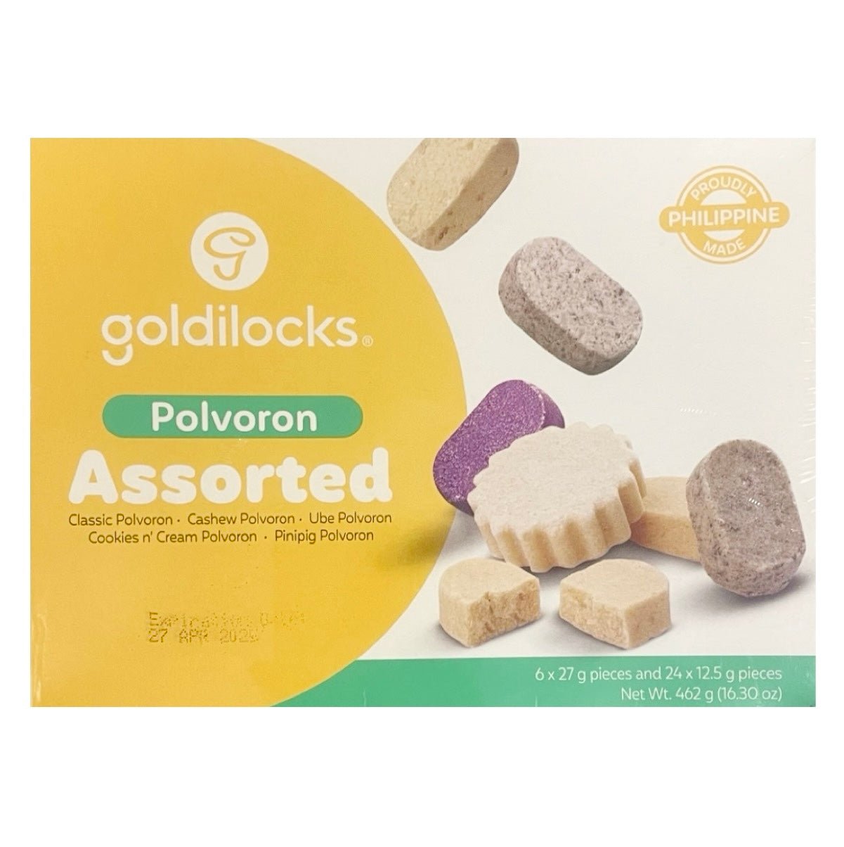 Goldilocks Polvoron Bites Assorted 30pc (6x27g & 24x12.5g) 462g - Asian Online Superstore UK