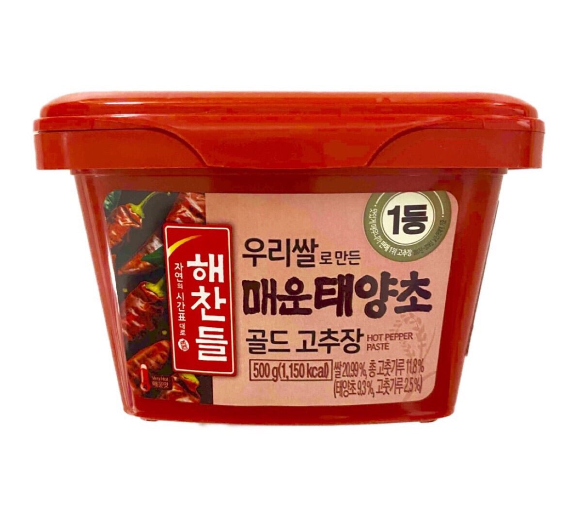 Haechandle Hot Pepper Paste (Extra Hot Red Pepper Paste) 500g - Asian Online Superstore UK