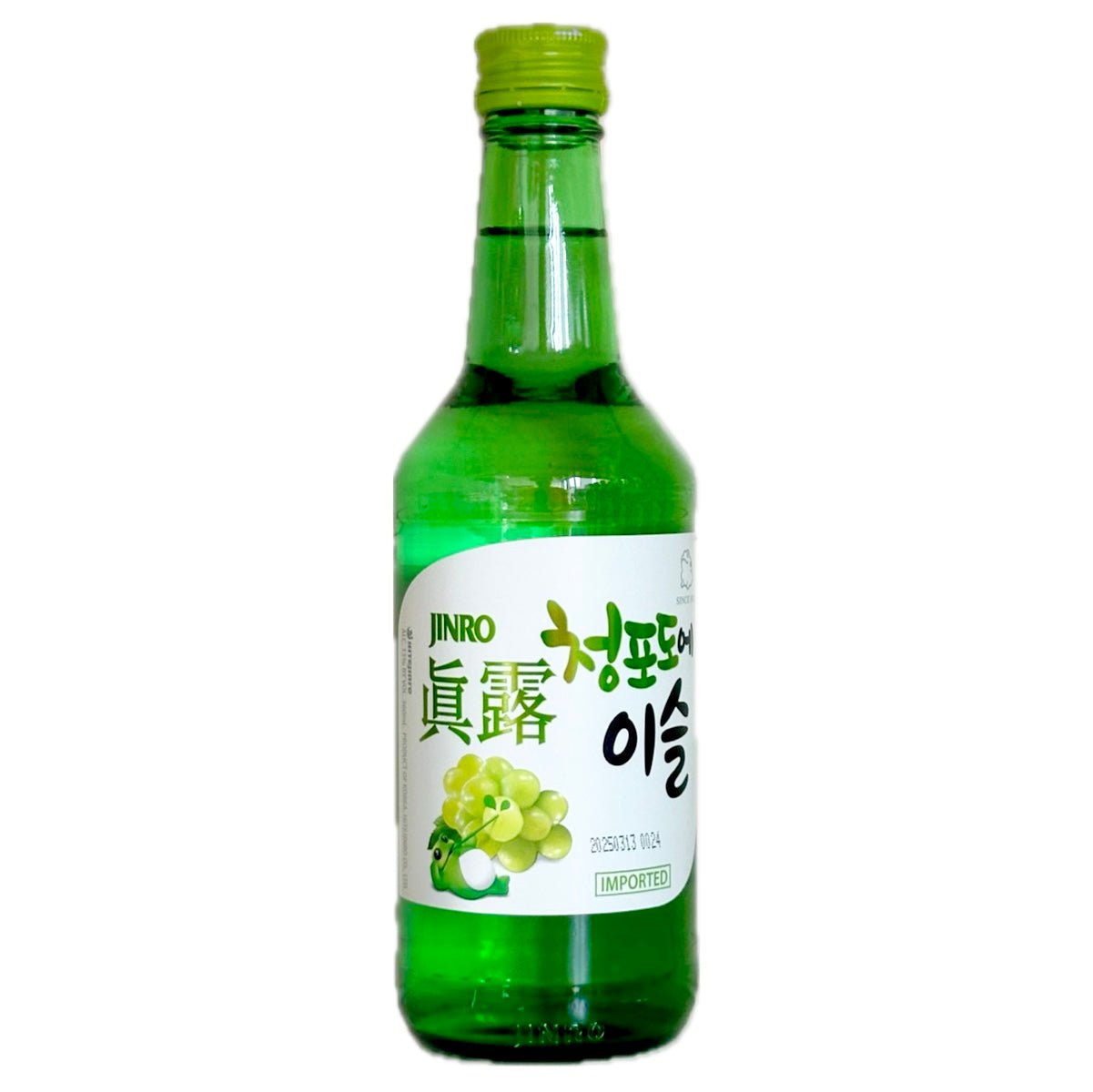 Hite - Jinro Cham Yi Sul Soju Green Grape (13% Alcohol) 360ml - Asian Online Superstore UK
