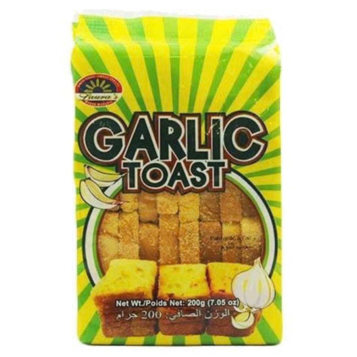 Laura’s Manna Buttered Toast Garlic 200g - Asian Online Superstore UK