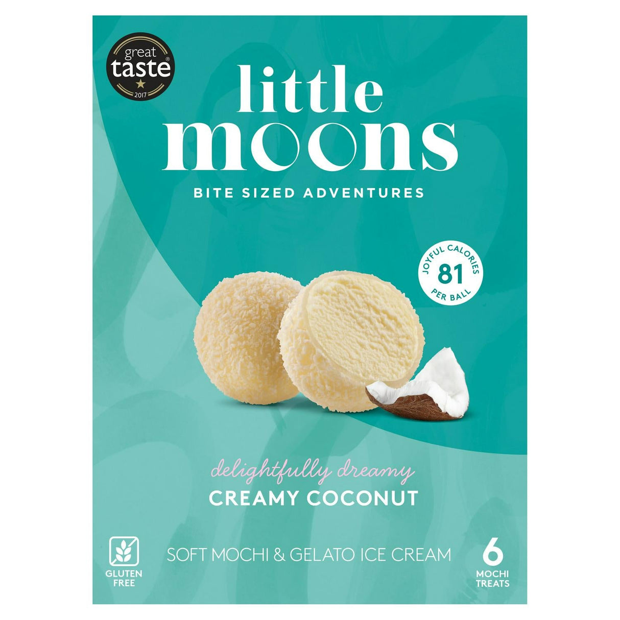 Little Moons Coconut Mochi Ice Cream (6pc) 192g - Asian Online Superstore UK