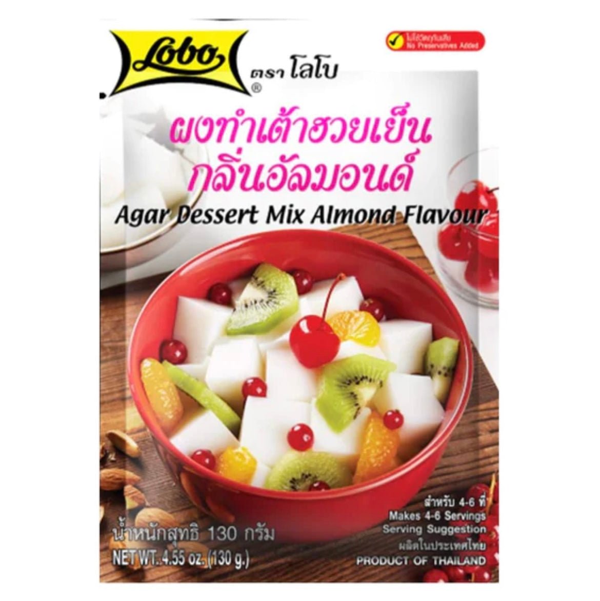Lobo Agar Dessert Mix Almond Flavour 130g - Asian Online Superstore UK